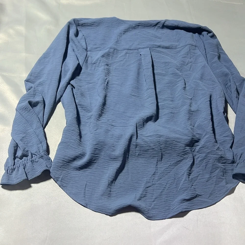 Frye faux wrap blouse - Picture 4 of 8